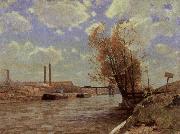 Victor Westerholm The Seine at Paris painting